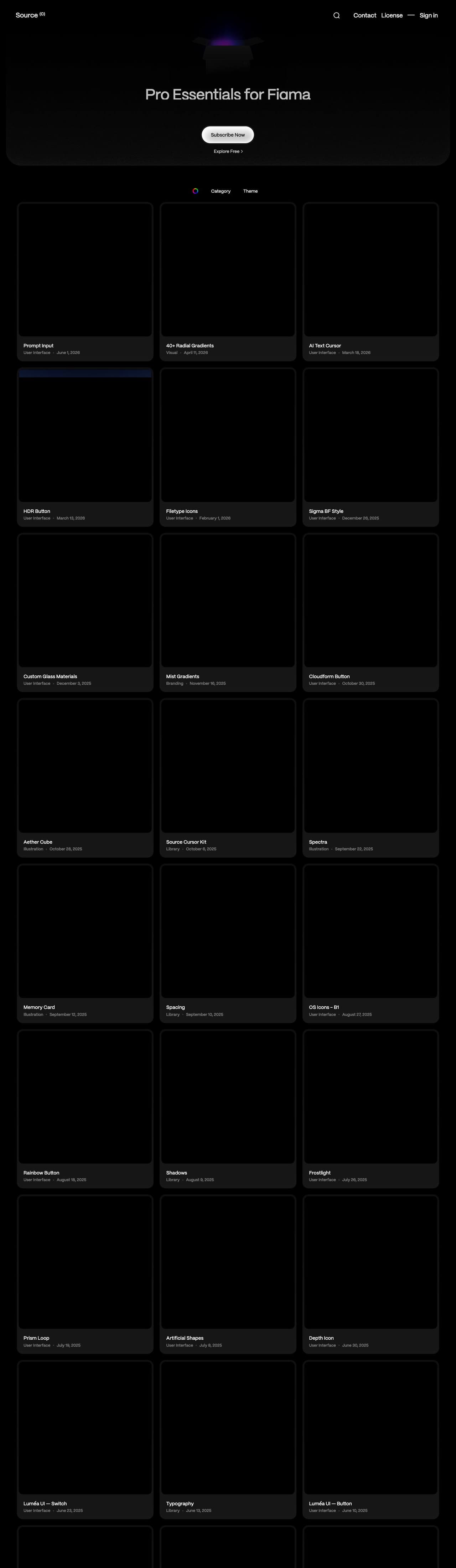 Full landing page of Getsrc