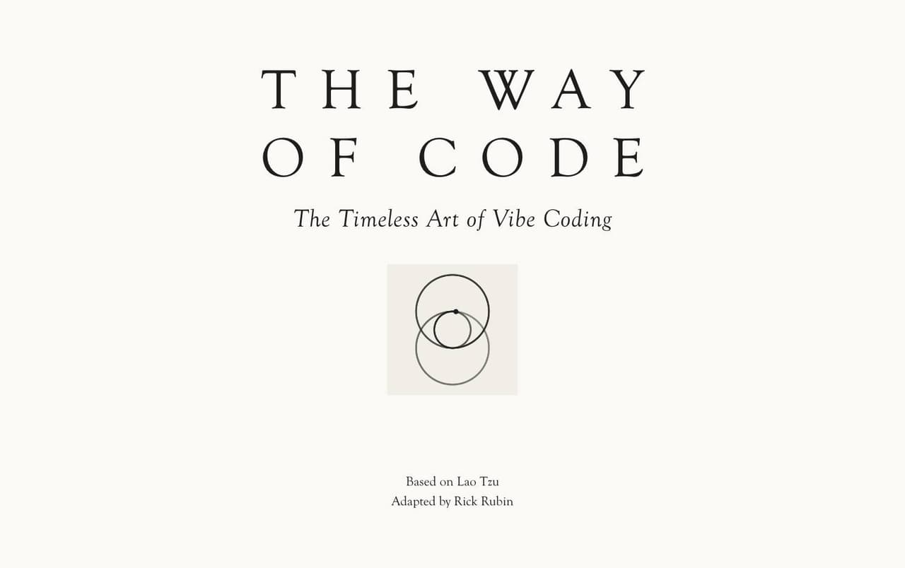 Full landing page of Way of Code