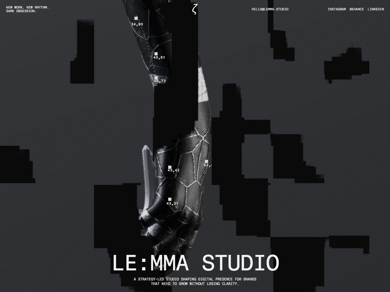 Homepage screenshot of Le:mma Studio