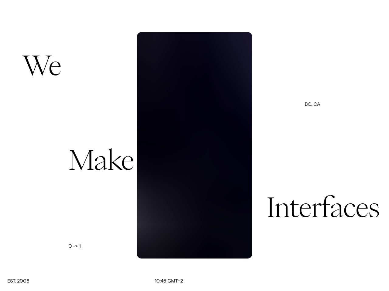 Homepage screenshot of Metalab