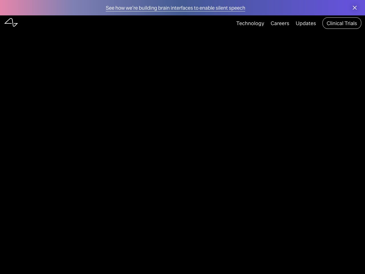 Homepage screenshot of Neuralink